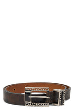 Load image into Gallery viewer, Leather belt with decorated buckle
