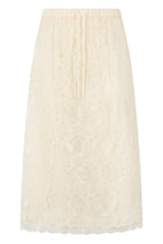 Load image into Gallery viewer, Midi lace dress with elastic waistband
