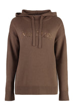 Load image into Gallery viewer, Hooded wool and cashmere sweater
