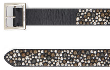 Load image into Gallery viewer, Leather belt with studs
