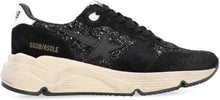 Load image into Gallery viewer, Running Sole leather and fabric low-top sneakers
