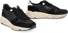 Load image into Gallery viewer, Running Sole leather and fabric low-top sneakers
