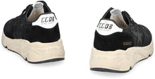 Load image into Gallery viewer, Running Sole leather and fabric low-top sneakers
