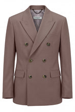Load image into Gallery viewer, Double-breasted jacket in cotton
