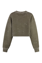 Load image into Gallery viewer, Ilda Cotton crew-neck sweatshirt
