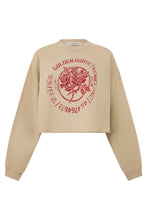 Load image into Gallery viewer, Cropped sweatshirt in cotton
