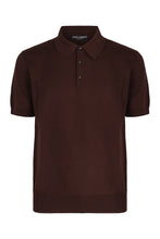 Load image into Gallery viewer, Knitted cotton polo shirt
