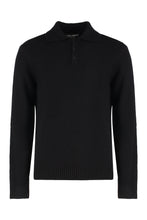 Load image into Gallery viewer, Long sleeve wool polo
