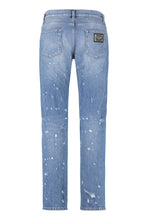 Load image into Gallery viewer, 5-pocket slim fit jeans
