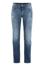 Load image into Gallery viewer, 5-pocket slim fit jeans
