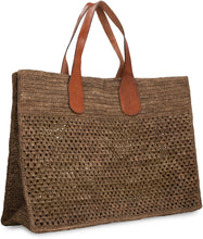Load image into Gallery viewer, Havana raffia tote bag
