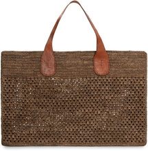 Load image into Gallery viewer, Havana raffia tote bag
