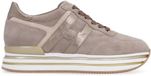 Load image into Gallery viewer, H483 leather platform sneakers
