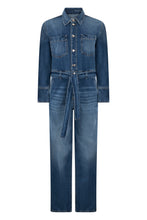 Load image into Gallery viewer, Long denim jumpsuit
