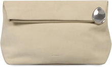 Load image into Gallery viewer, Jewel Zip Suede clutch
