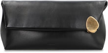 Load image into Gallery viewer, Jewel Zip Leather clutch

