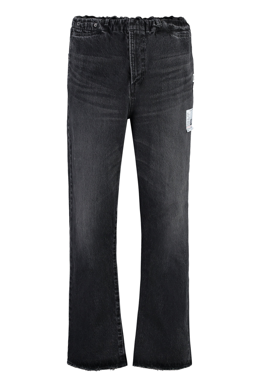 5-pocket straight-leg jeans