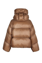 Load image into Gallery viewer, Borey hooded short down jacket
