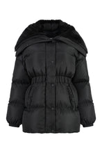 Load image into Gallery viewer, Brasseurs faux fur collar down jacket
