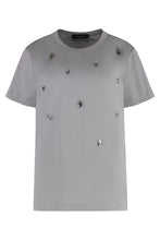 Load image into Gallery viewer, Cotton crew-neck T-shirt
