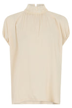 Load image into Gallery viewer, Short-sleeve top with lace details
