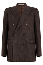Load image into Gallery viewer, Double-breasted blazer in wool blend
