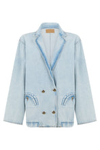 Load image into Gallery viewer, Double-breasted denim jacket Cory
