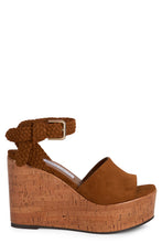 Load image into Gallery viewer, Wedge sandal Jori 100 in leather
