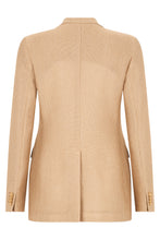 Load image into Gallery viewer, Cotton blazer with double-breasted
