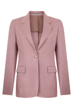 Load image into Gallery viewer, Single-breasted blazer in viscose blend
