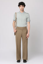 Load image into Gallery viewer, Ribbed knit polo shirt
