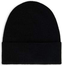 Load image into Gallery viewer, Black winter hat.
