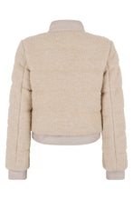 Load image into Gallery viewer, Blandy Short Down Jacket in Wool Blend Boucle
