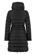Load image into Gallery viewer, Long Flammette down jacket with hood

