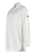 Load image into Gallery viewer, Polo Neck Cotton poplin shirt
