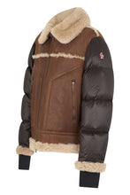 Load image into Gallery viewer, Down jacket in nappa and shearling
