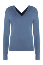 Load image into Gallery viewer, Wool V-neck sweater
