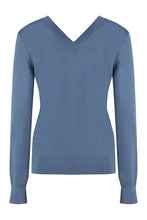 Load image into Gallery viewer, Wool V-neck sweater
