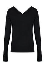 Load image into Gallery viewer, Wool V-neck sweater
