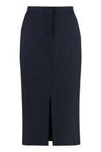 Load image into Gallery viewer, Pin-striped midi skirt
