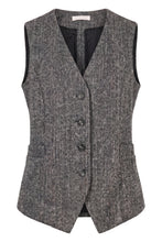 Load image into Gallery viewer, Herringbone fabric vest
