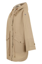 Load image into Gallery viewer, Coat with hood in blended cotton
