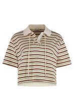 Load image into Gallery viewer, Striped cotton polo
