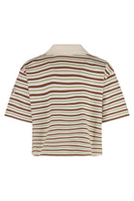Load image into Gallery viewer, Striped cotton polo
