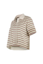 Load image into Gallery viewer, Striped cotton polo

