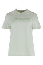 Load image into Gallery viewer, Cotton t-shirt with embroidered tone-on-tone logo

