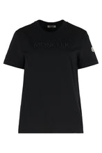 Load image into Gallery viewer, Cotton t-shirt with embroidered tone-on-tone logo
