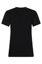 Load image into Gallery viewer, Cotton jersey T-shirt with logo patch black
