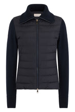 Load image into Gallery viewer, Padded cardigan in wool with zip
