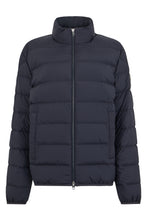 Load image into Gallery viewer, Light black padded jacket with collar
